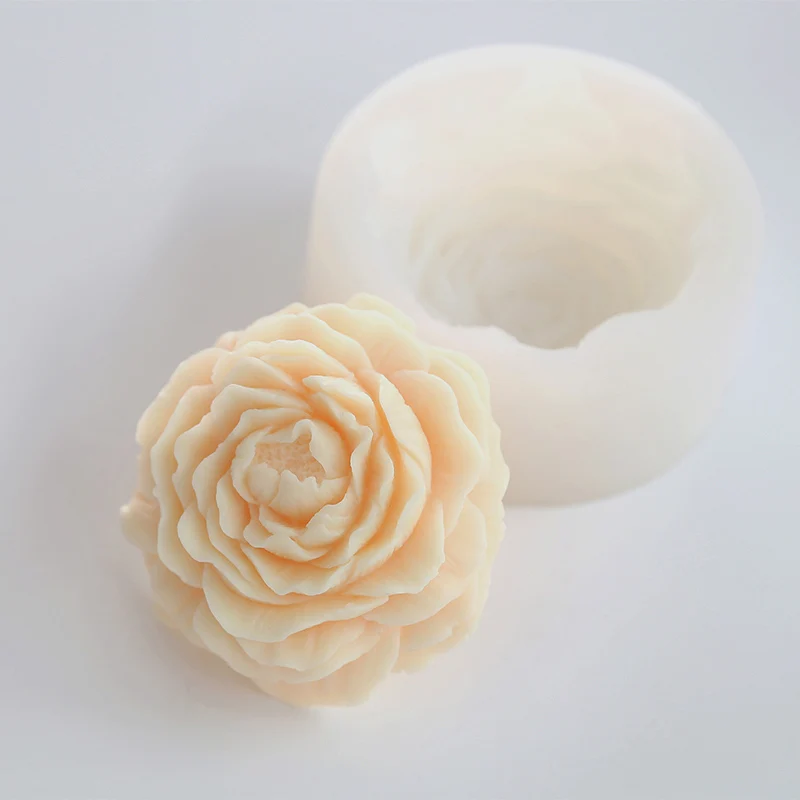 Круглый цветок ручной работы силиконовые формы мыла помадка украшение для тортов, цветок силиконовые формы