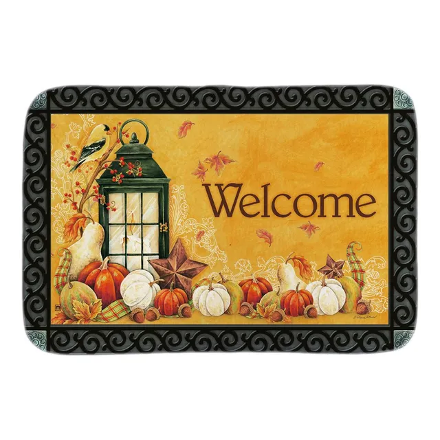 Herfst Lantaarn Indoor Outdoor Deurmat Fall Welkom