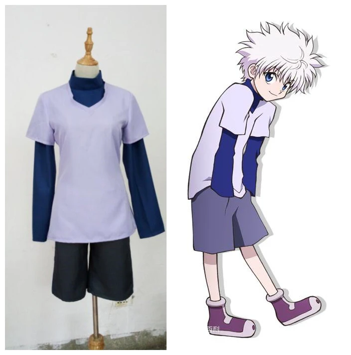 pix Bald Killua hunter x hunter cosplay killua zoldyck kostum