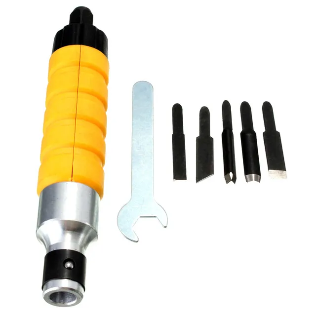 $US $10.19  Woodworking Carving Chisel Carving Machine Tool with 5 Carving Blades