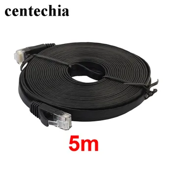 

Skatolly 5M Ethernet Cable High Speed RJ45 CAT6 Flat Ethernet Network LAN Cable UTP Patch Router Computer Cables
