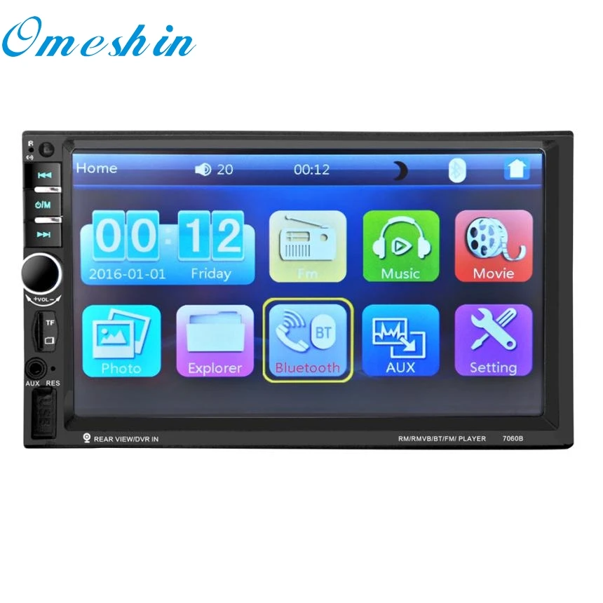 

New Arrival 7'' HD Bluetooth Touch Screen Car Stereo Radio 2 DIN FM/MP5/MP3/USB/AUX jn16