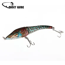 Only Lure Minnow Fishing Lures Fishing Flies Winter Fishing 95mm 8.9g BKK Hooks Plastic Bait Lure Fishing Tackle LB22