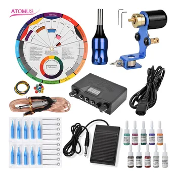 

Bobinas Para Rotativa Complet Professionnelle Tattos Kit Tatuar Profesional Equipamento Tattoo Machine Set Rotary Tatoo Maquinas