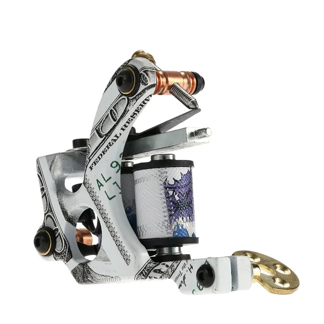 Pro Tattoo Machine Shader & Liner Carbon Steel Rotary Assorted Tatoo Motor Gun Instrument 10 Wraps Coils Permanent Makeup Tools Pro Tattoo Machine Shader & Liner Carbon Steel Rotary Assorted Tatoo Motor Gun Instrument 10 Wraps Coils Permanent Makeup Tools