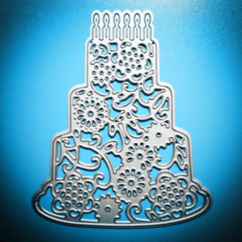 

YLCD685 Flower Cake Metal Cutting Dies For Scrapbooking Stencils DIY Album Cards Decoration Embossing Folder Die Cuts Template