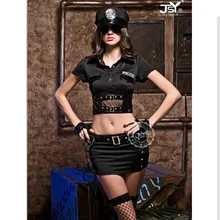 9611 New Ladies Police Fancy Halloween Costume Sexy Cop Outfit Woman Cosplay Sexy Erotic Lingerie Police Costumes for Women