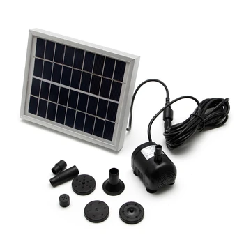 

Small Solar Pump Type Landscape Pool Garden Sources 9 V 2 W Solar Power Decorative Fountain Water Pumps Garden Decor Submersible