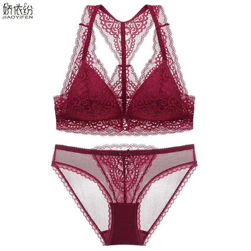 

Europe Brand Summer Women Underwear Set Sexy Bra Breathable Comfortable Lace Sexy High End Lingerie Set And Bra Panty Sets JYF