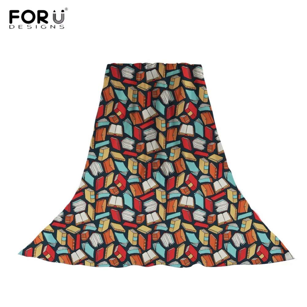 FORUDESIGNS/Модные женские длинные шифоновые шарфы с принтом Lover/Teacher весна/осень шали