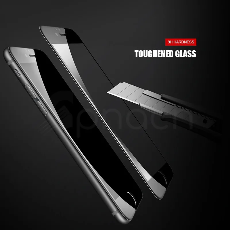 30D Gekrümmten Rand Gehärtetem Glas Für iPhone 8 7 6 6S Plus Volle Abdeckung Screen Protector Für i
