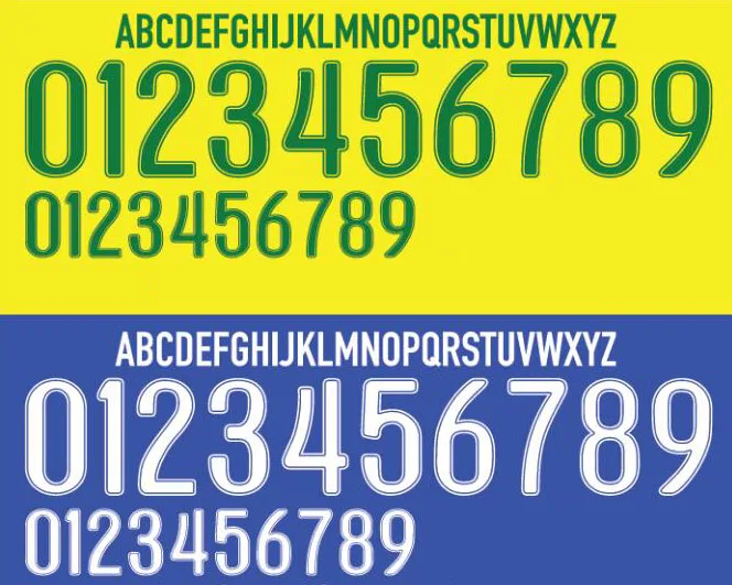 2006 BRAZIL nameset