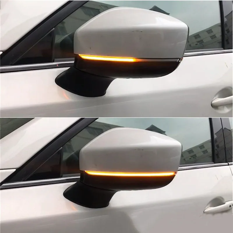 2 шт. для Mazda CX-5 CX5 CX-8 CX-9 CX9 Динамический указатель поворота Светодиодный Боковой зеркальный индикатор Заднего вида последовательный мигающий светильник