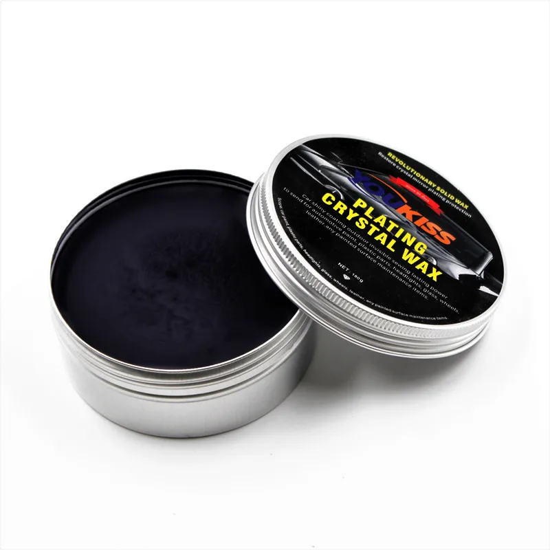 black car wax Car Wax Crystal Plating Set Hard Glossy Carnauba Wax Paint Care Coating Tiny Scratch Repair Maintenance With Sponge And Towel meguiars car wax