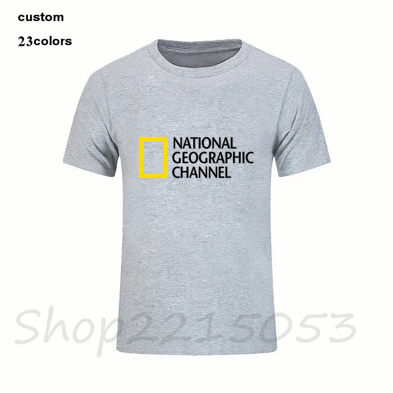 2018 Newest Fashion Funny NATIONAL GEOGRAPHIC CHANNEL uniform game movie tv Cotton T Shirts for men clothing male tshirt t-shirt