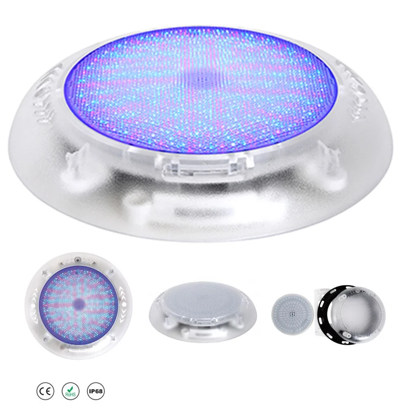 

BORUiT 18W 252 SMD RGB LED Underwater Fountain Lamp IP68 Swimming Pool Light Multi-color Outdoor Lighting for Party Spa Pond