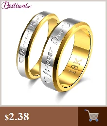 Couple Rings For Women and Men Forever Love Titanium Steel Jewelry Fashion Wedding Ring Support Engraved Name/Date Gift No Fade