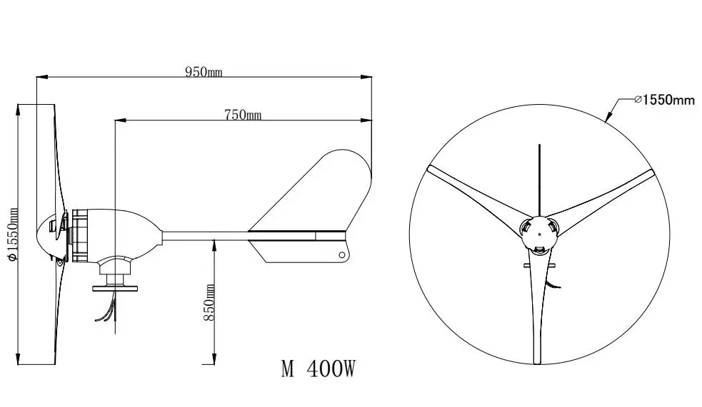 Portable mini 400w wind generator turbine price Portable mini 400w wind generator turbine price