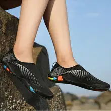 Для женщин водонепроницаемая обувь пляжные быстросохнущая Для мужчин босиком плавательный бассейн для спорта на открытом воздухе для занятий йогой, упражнений, катание на лодках и сёрфинг дайвинг носки кроссовки