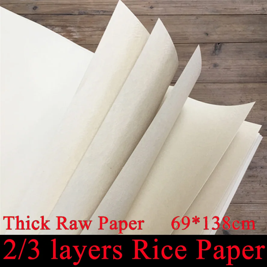Thick Chinese Rice paper 2 layers 3 layers Painting xuan paper for