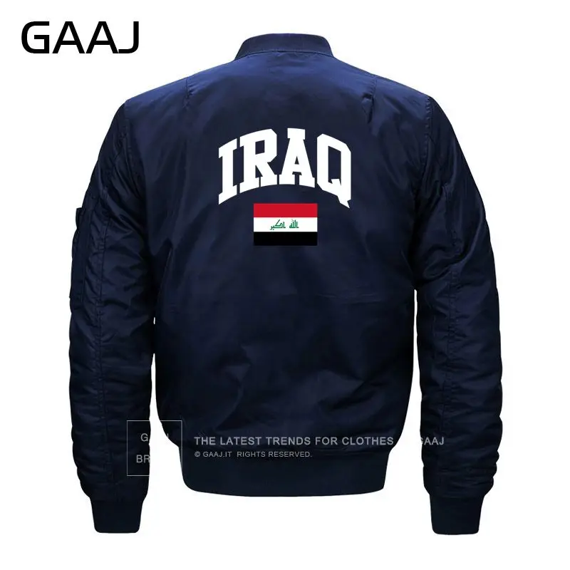 GAAJ куртка с изображением флага для мужчин, брендовая одежда, куртка с круглым вырезом, большие размеры, зимняя теплая куртка для мужчин в стиле милитари, модная ветровка# U0618 - Цвет: Thin Navy