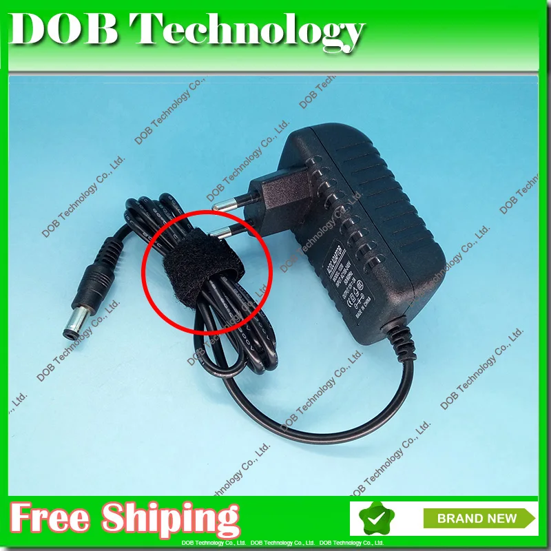 

10pcs/lot New arrival 12v 2a power supply adapter EU plug with 5.5*2.1mm