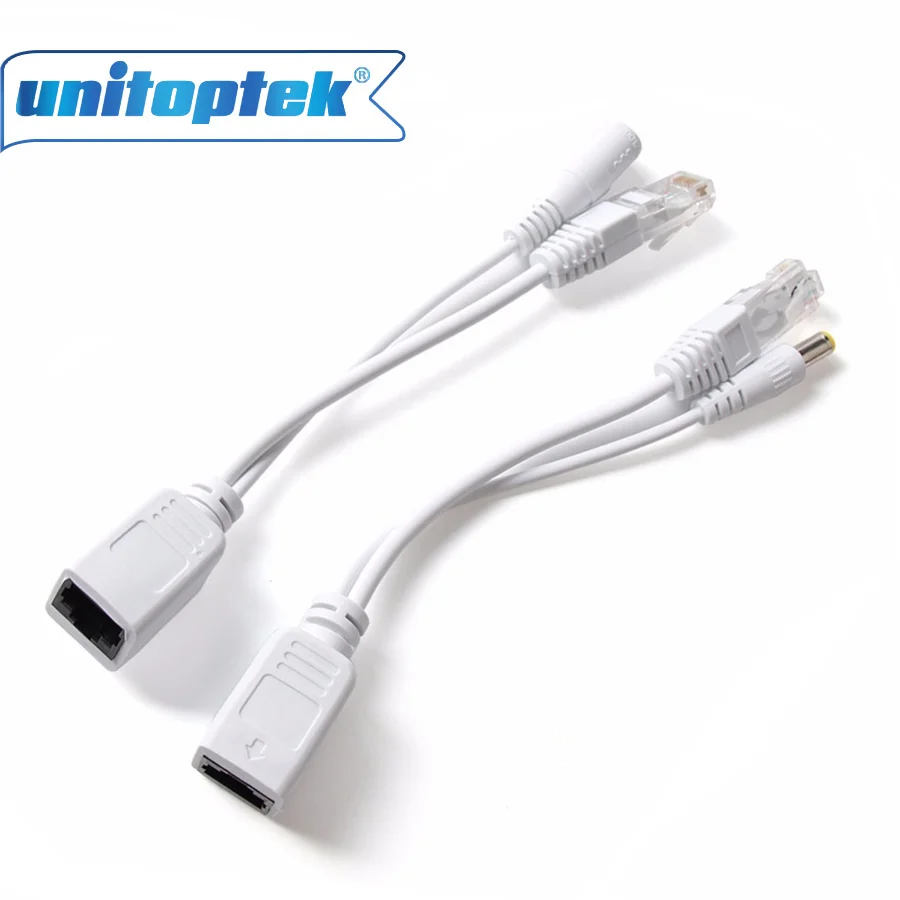 

10/100M PoE Splitter & PoE Injector 802.3af Standard 2.1*5.5mm Power Plug To RJ45 Connector Power Over Ethernet For IP Camera