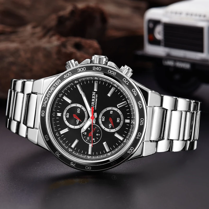 Top Brand Luxury Male Clock CURREN Fashion Casual Sports Men Watches Analog Military Quartz Wristwa