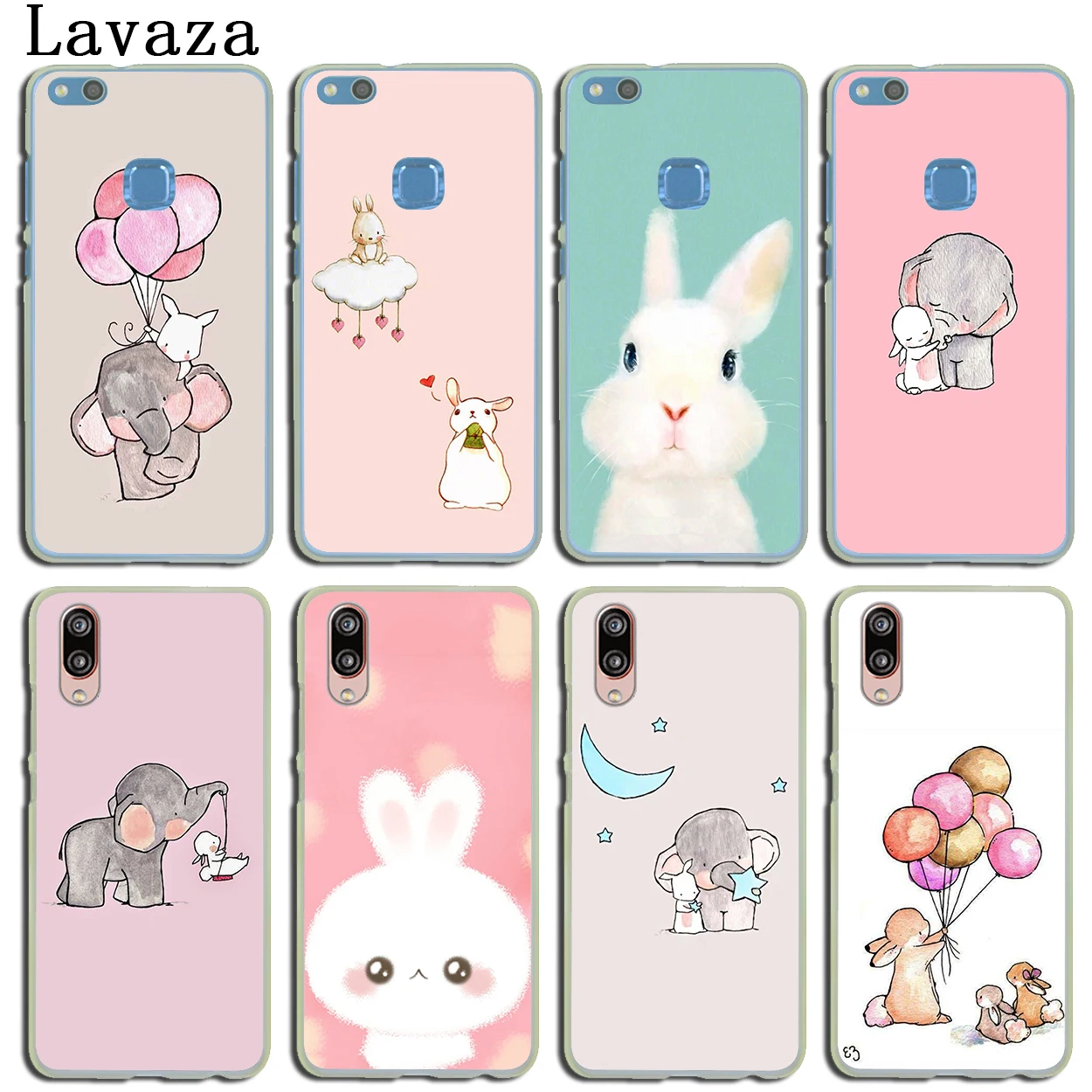 Lavaza милый слон чехол для телефона с кроликом Huawei P30 P20 P9 P10 Plus P8 Mate 20 Pro Lite Mini 2016 2017 P
