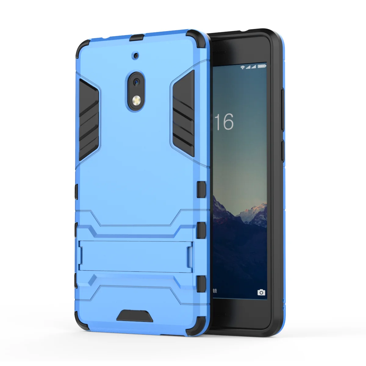 

3D Shockproof Armor Cases For Nokia X7 X6 X5 8.1 8 7 Plus 7.1 7 6 2018 5 3 2.1 2 1 TPU Protective Hard Phone Cover Stand Shell
