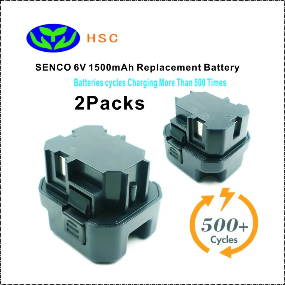 2 шт. SEN6A 1500 мАч 6 в NiMh батарея замена SENCO VB0108