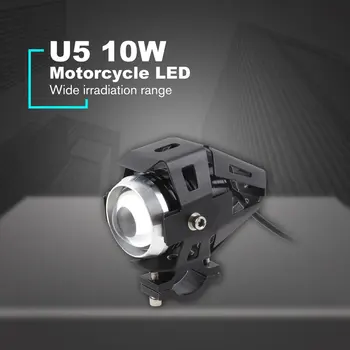 

U5 10W Motorcycle LED Lamp Headlight 12V 3000LMW Motorbike Driving Spotlights Headlamp Motor Spot Head Light Lamp DRL