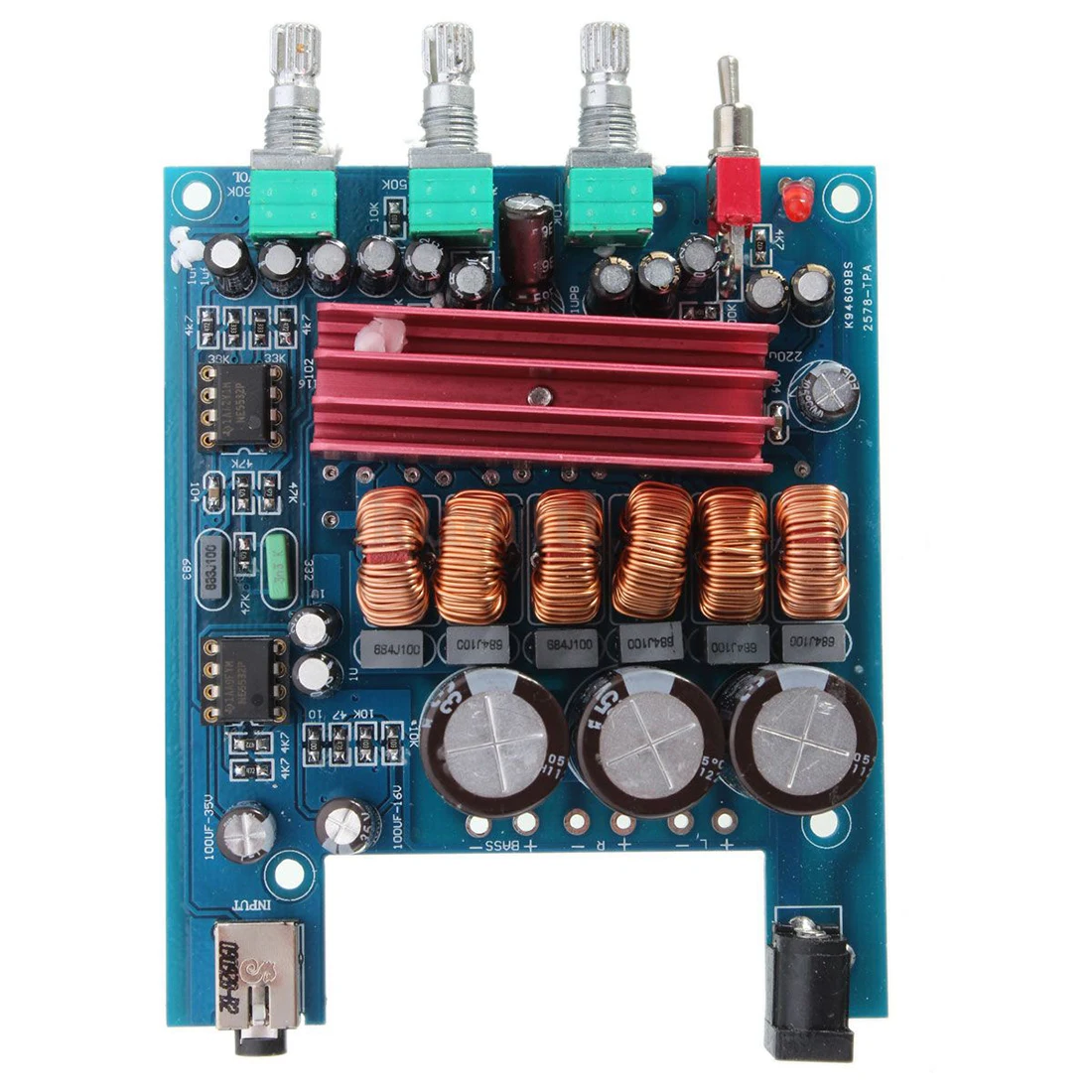 12V 50Wx2 100W TPA3116D2 2 1 HIFI Digital font b Amplifier b font font b Subwoofer