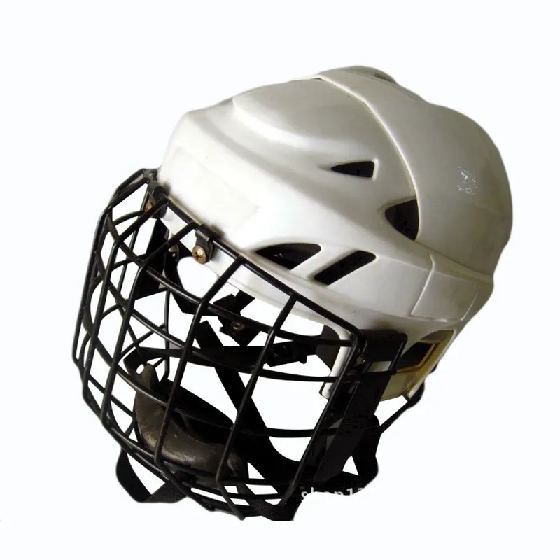 Европейский и американский спортивный шлем для хоккея, мужской шлем для катания на коньках, защитное снаряжение, шлем для головы с лицевой маской, защитный шлем