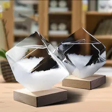 Weather Forecast Crystal Pear Shape Storm Glass Decor Christmas Gift Weather Forecast For Bottle Drop Storm