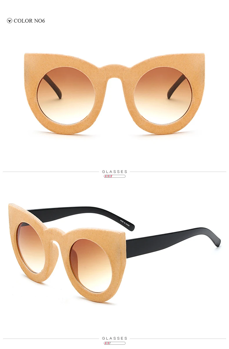 MADELINY новые модные женские солнцезащитные очки "кошачий глаз", фирменные дизайнерские плюшевые персональные бархатные роскошные солнцезащитные очки MA052