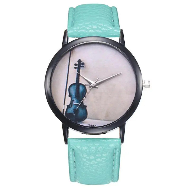

Musical instrument Colorful Women's Quartz Watches Fancy Temperament Casual Ladies Wristwatches Simple Birthday Gifts 2019 F1