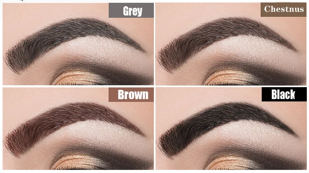 13 цветов Microblading маркер для бровей ручка 4 головки жидкая подводка для бровей тонкий карандаш водостойкая татуировка бровей ручка