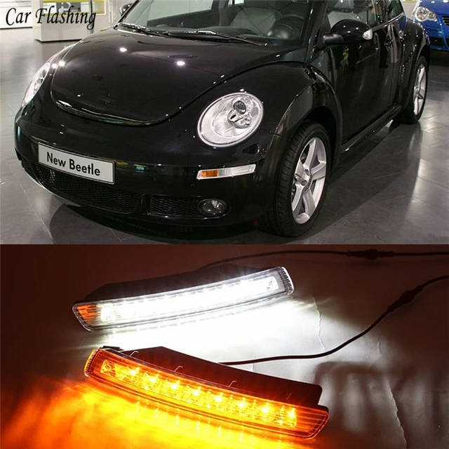 Car flashing 1Pair For Volkswagen Beetle 2006 2007 2008 2009 2010 LED