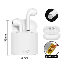 

Wireless Headset Bluetooth Earpieces i7S Tws Earbuds Twins Earphone With Charging box Earphones For iPhone Samsung iphone Smart