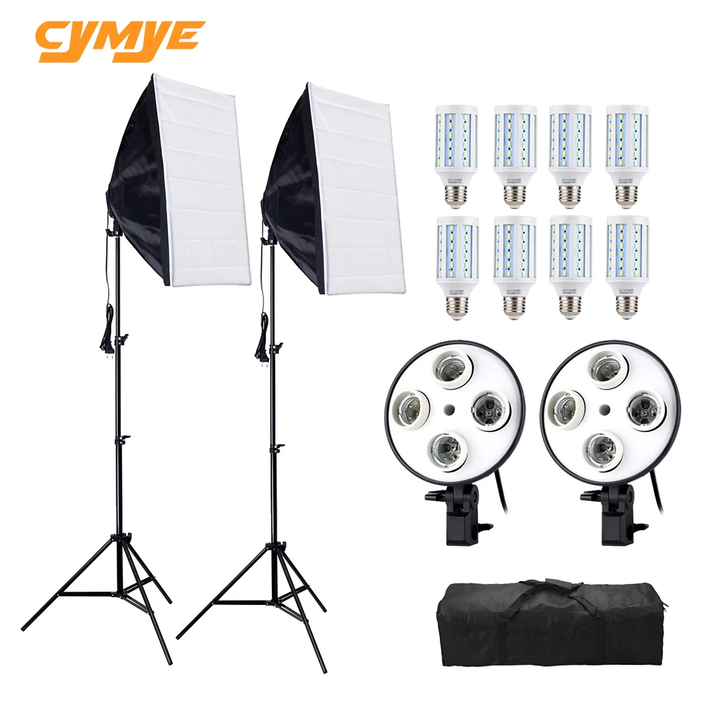 Cymye Photo Studio 8 LED 24w Softbox Kit Photography Kit Cymye Photo Studio 8 LED 24w Softbox Kit Photography Kit