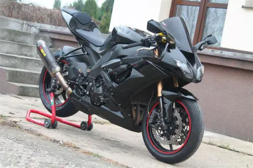 

Black Motorcycle ABS Plastic Injection Mold Bodywork Fairing Kit For KAWASAKI ZX10R 2008-2010 2009
