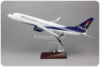 

40cm Resin B737 Airplane Model Boeing 737 Bolivia Airlines Airways Model BOA CP-2925 Boliviana De Aviation Aircraft Stand Model