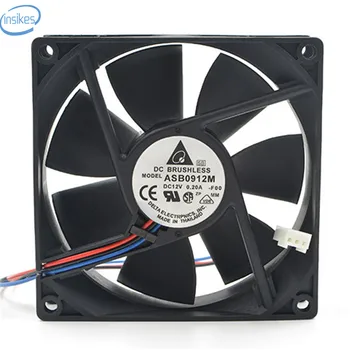 

Original ASB0912M Double Ball Bearing Cooling Axial Fan DC 12V 0.2A 9025 90*90*25mm 3 Wires 2450RPM ASB0912M-F00