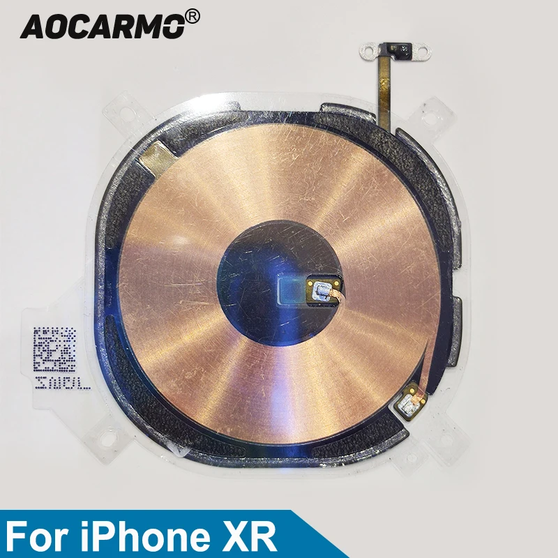 

Aocarmo For iPhone XR Charger Receiver MFC Wireless Charging Induction Coil NFC Compass Module Flex Cable Replacement Part