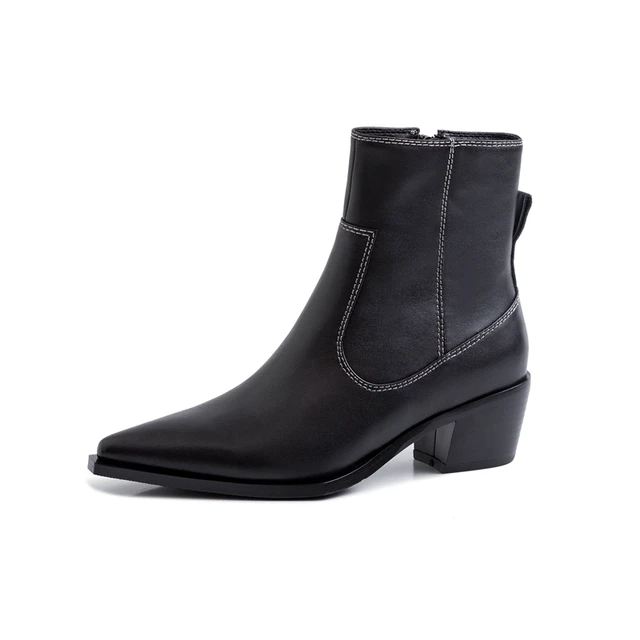 bottines bout pointu femme