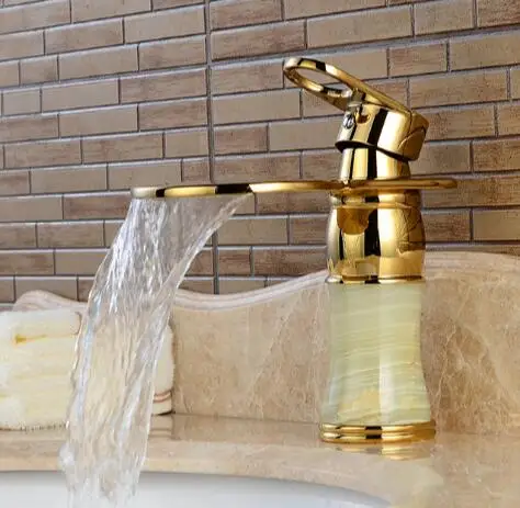 New Arrivals Fashion High Quality Bathroom Faucet Total Br Gold New Arrivals Fashion High Quality Bathroom Faucet Total Br Gold Finished Sink Waterfall Luxury Basin In Faucets From Home