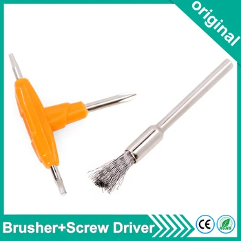 

Original Veeape Vape Tool Kit Vapor Coil Brusher T Style Screw driver for Electronic Cigarette Tank e-cigarette DIY Atomizer