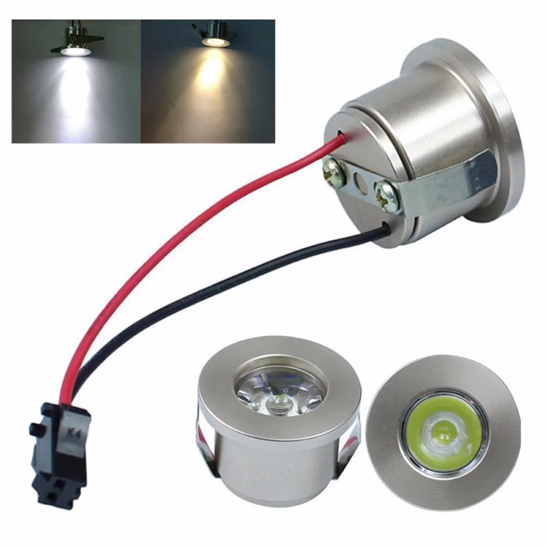 Mayitr 1W/3W Recessed Mini Spotlight Lamp Ceiling Mounted ...