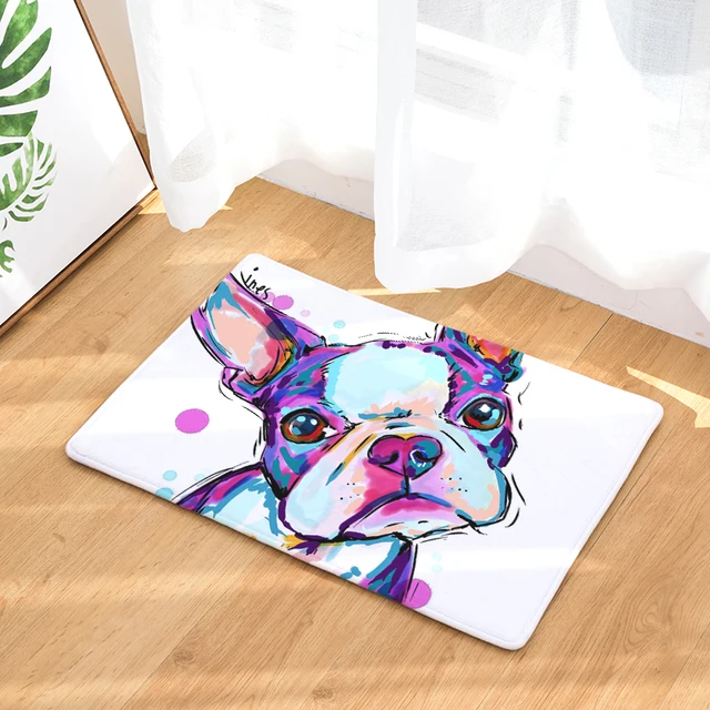 decoruhome waterproof anti slip door mat cartoon boston terrier dog carpets bedroom rugs decorative stair - Boston Terrier Outdoor Christmas Decoration decoruhome waterproof anti slip door mat cartoon boston terrier dog carpets bedroom rugs decorative stair - Boston Terrier Outdoor Christmas Decoration